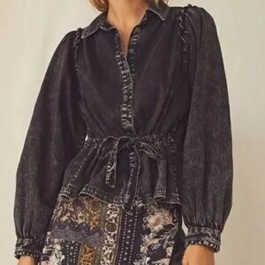 FP You’re all mine denim blouse